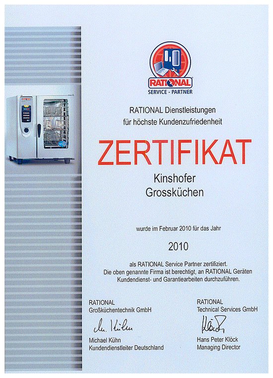 Rational - zertifizierter Internetpartner